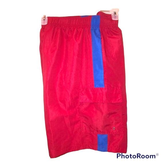 Open Trails Size L Men’s Red Cargo Swim Trunks NEW - Picture 2 of 2